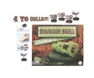 Dinosaurier-Schädel Ausgrabungsset (12 Stk.)
