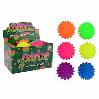 Lustiger Puffer Spike Ball Display (12 Stk.)