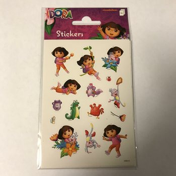 Stickerbogen: Dora, Maße 16 x 9 cm (10 Stk.)