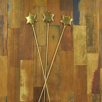 Item.nr: 914194 - Weihnachtsstern auf STICK - GOLD (6st.)