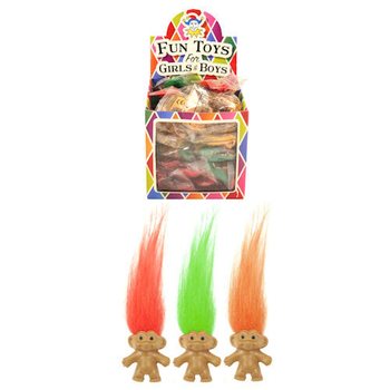 Tombola Troll Spielfiguren im Display (72 Stk.)