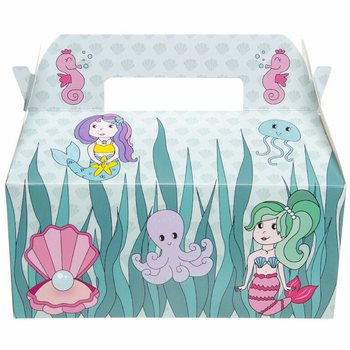 Kinder-Menübox Meerjungfrau - 22,5 x 12 x 9,5 cm (24 Stück)