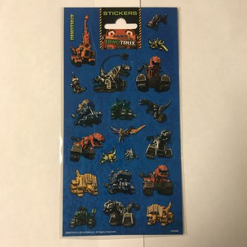 Aufkleber: DINOTRUX, Dim. 20 x 10 cm. (10 stücke)