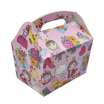 MENÜBOX MODELL: PRINZESSIN - Maße 18.5x12x19 CM - FOODBOX - KIDSBOX (24 Stk.)