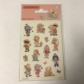 STICKERBOGEN: MOREHEAD – LIEBE KINDER, Maße 16 x 9 cm (10 Stk.)