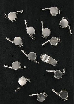 METALL SCHIEDSRICHTERPFEIFEN (100 Stk.)