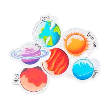 Planeten Radiergummis im Display (24 Stk.)