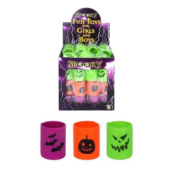 MINI HALLOWEEN SPIRALE Ø3 CM. IM DISPLAY (72st.)