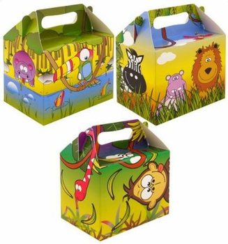 Menübox – Dschungel – 14 x 9,5 x 18 cm (12 Stk.)