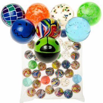 MIX Bouncing Balls Ø 4,5 cm. (40 Stück)
