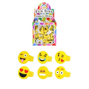 Kinderringe Modell: Smiley im Display (156 Stk.)