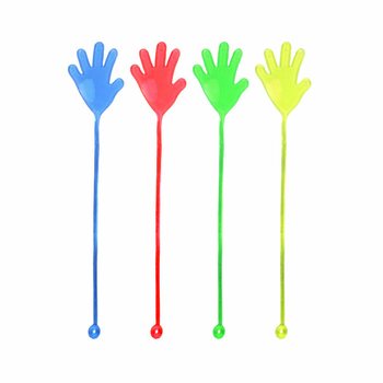 KLATSCHHAND MIT SCHNUR - MIX-FARBEN (12 Stk.)