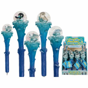 Sea Life Glitzer Wasser Kugelschreiber (12er Display)