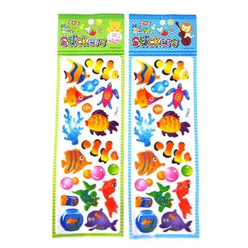 Fisch-Stickerbögen (50 Stk.)