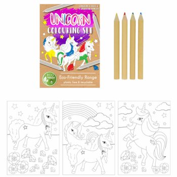 UMWELTFREUNDLICHER Einhorn Malset (25 Stk.)