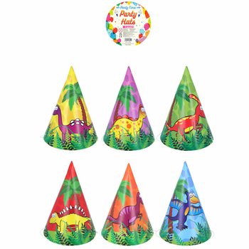 PARTYHÜTE DINOSAURIER MIX (120 STÜCK)