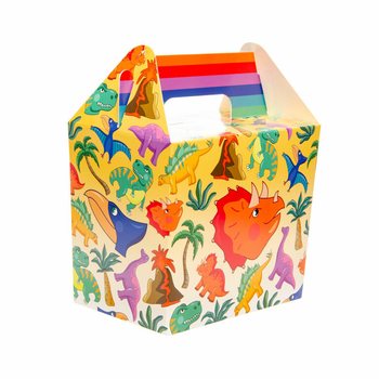 Dinosaurier Menübox / Mitgebselbox (12 Stück)