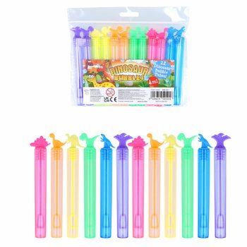 Bunte Dinosaurier Seifenblasen-Stäbe (12er Pack)