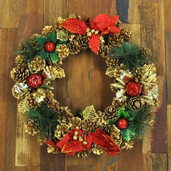 Luxus-Weihnachtskranz