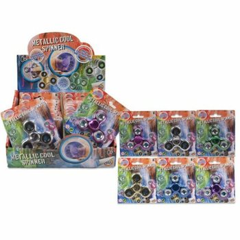 ** MEGA GÜNSTIG ** METALLIC COOL SPINNER AUF KARTE (24st.)