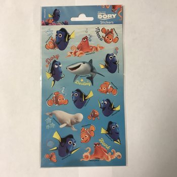 Aufkleber: DISNEY FINDING DORY, Dim. 20 x 10 cm. (10 stücke)