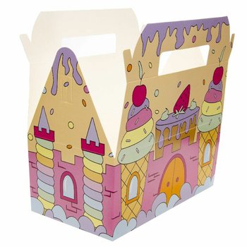Kids Menübox Eisschloss - 22.5 x 12 x 9.5 cm (24 Stk.)