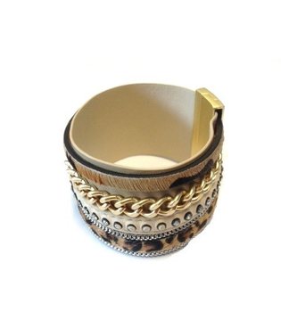 Luxus Ibiza-Look Armband Tiger (1 Stk.)