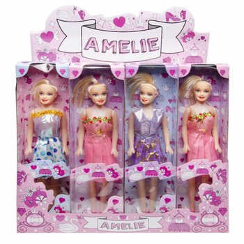 Amelie Spielzeugpuppen im Display (12er-Pack)