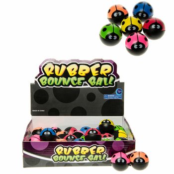 BUNNING BALL LADYBUG Ø 3,6 cm. IM DISPLAY (30 Stück)