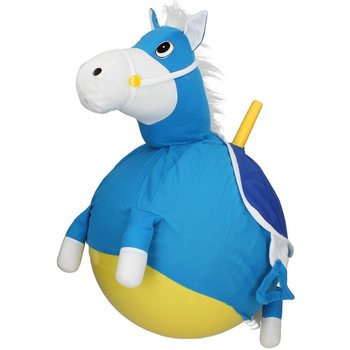 JOLLY JUMPER PFERDE-HÜPFBALL - BLAU