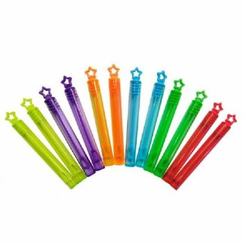 Bunte Sterne Seifenblasenstäbe (12er-Pack)