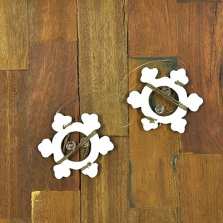 SNOWFLAKE 2 h&ouml;lzerne Kleiderb&uuml;gel (12pcs)