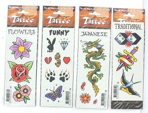 Tattoo-Aufkleber (50 Stück)