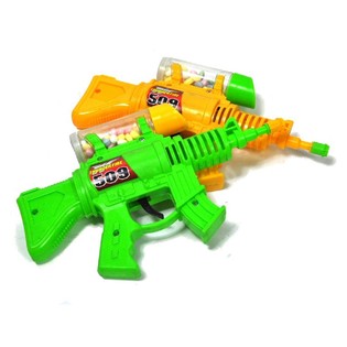 Knatter-Gewehr mit S&uuml;&szlig;igkeiten (12 Stk.)