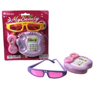 SONNENBRILLE MIT SPIELZEUGTELEFON (6 St.)