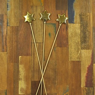 Item.nr: 914194 - Weihnachtsstern auf STICK - GOLD (6st.)