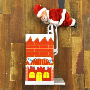 SANTA IN CHIMNEY KLIMT (2 St&uuml;ck)