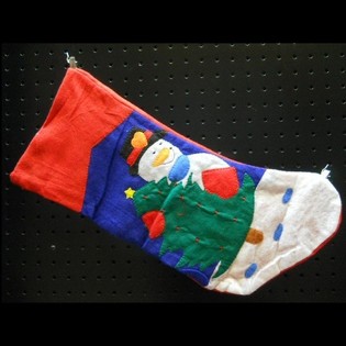 BIG GREEN CHRISTMAS SOCKS (12p).