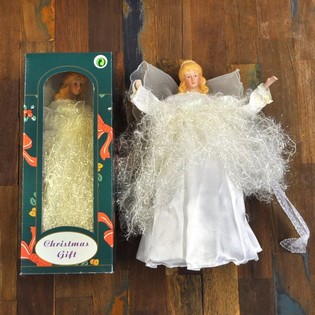 GROSSE WEIHNACHTSENGEL 30 CM. (4-teilig).