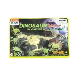 Wind-GLOW IN THE DARK DINO (6st.)