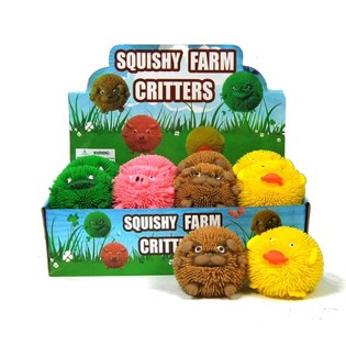 Squishy Bauernhof-Tiere mit Licht (12 Stk.)