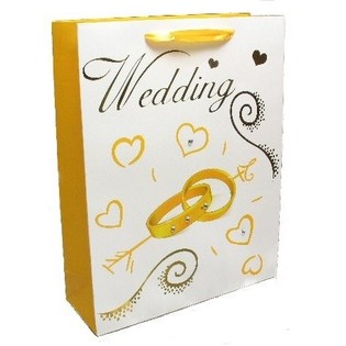 Geschenkbeutel - Hochzeit Gold (12 Stk.)