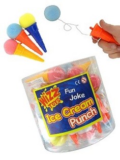 ABSCHUSS-EIS-SPIELZEUG IN BLISTER-BOX (30 Stk.)