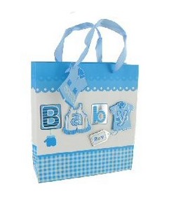 Geschenkt&uuml;te zur Geburt - Baby Blau (12 Stk.)
