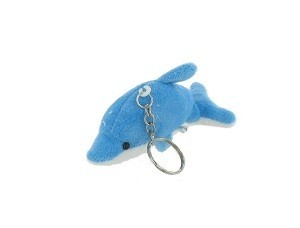 Pl&uuml;sch-Delfin-Schl&uuml;sselanh&auml;nger (40 Stk.)