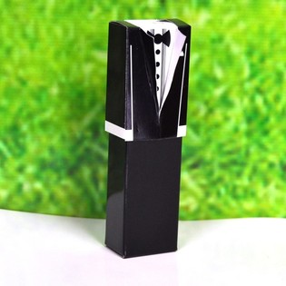 Hochzeit Geschenkverpackung für Gastgeschenke - Smoking-Design (50 Stk.)