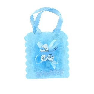 Geburt Geschenkt&uuml;te f&uuml;r Mitbringsel - Blauer Kinderwagen (12 Stk.)