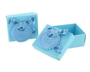 Baby-Geschenkbox Blau (12 Stk.)