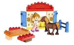 MEGABLOKS BLOK TOWN PONY-STALL - 361 (2 Stk.)