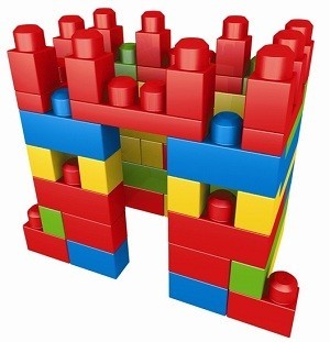 MEGA BLOKS Bausteine-Set in Tasche (70 Teile) - 8309